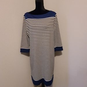 Isaac Mizrahi Striped Dress Sz XXL Like New!!